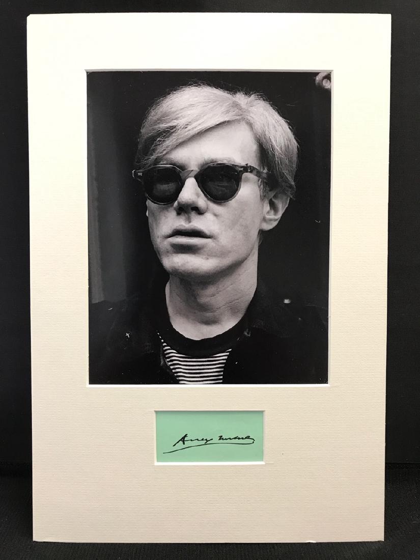 Andy Warhol Magic Marker Signature (Attribution) (1 of 3)