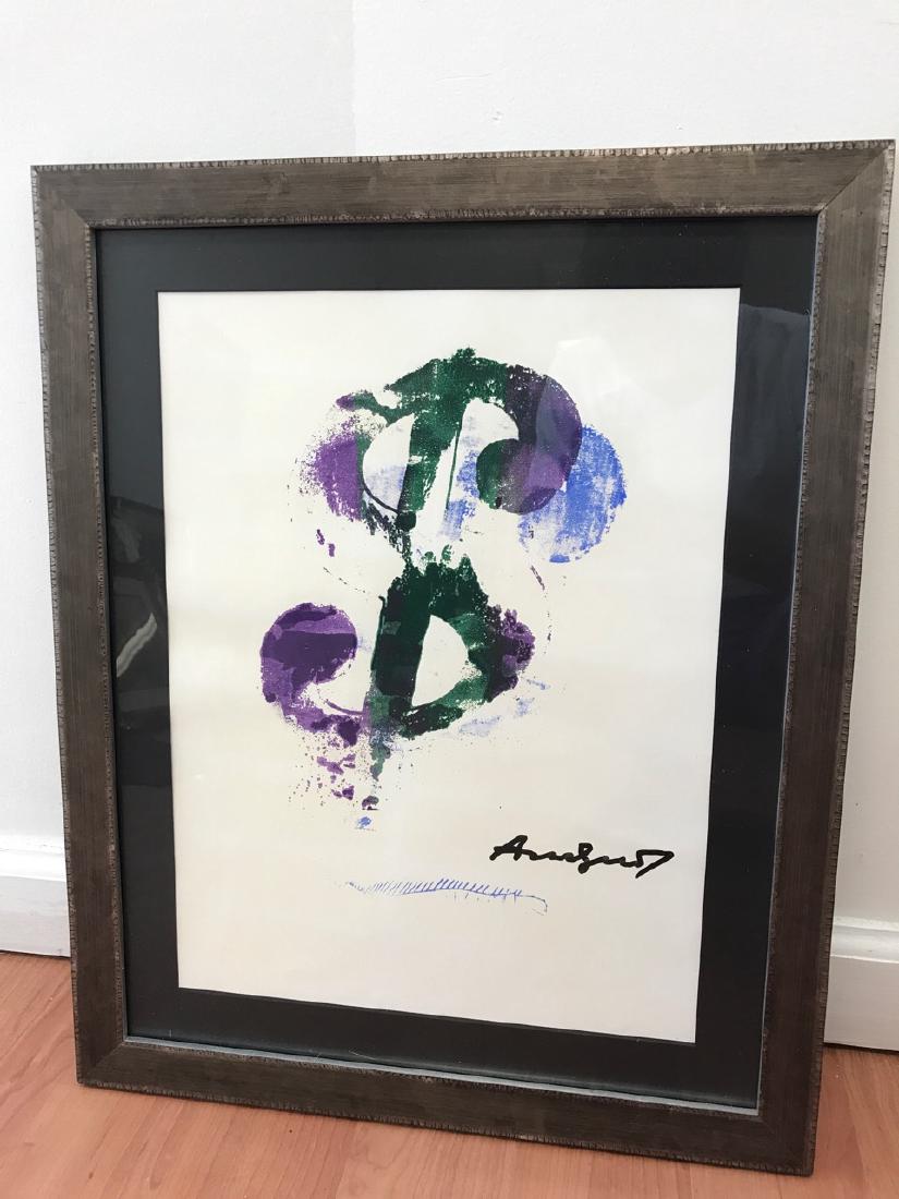 Andy Warhol Signed & Attributed $ (1 of 4)