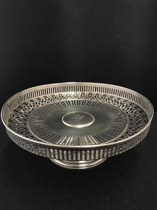 Tiffany Sterling Silver Reticulated Cake Stand