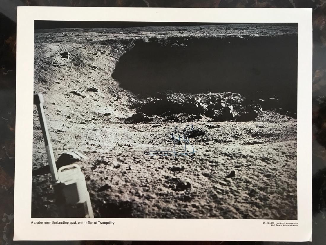 Picture of Moon Signed Neil Armstrong (1 of 5)