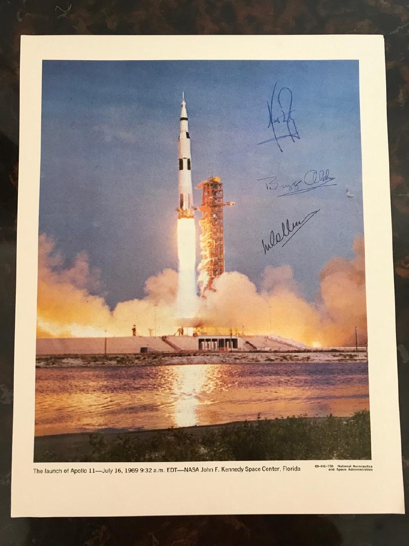 Picture of Apollo 11 Signed Neil Armstrong, Buzz (1 of 5)