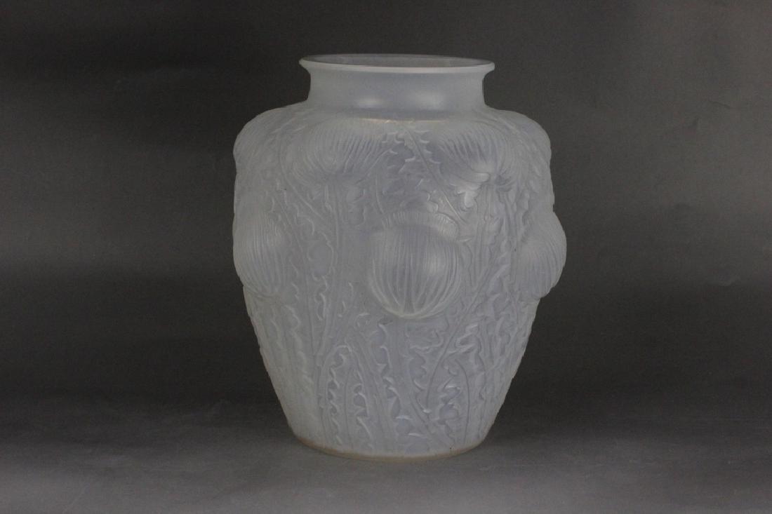 R. Lalique Opulacent Vase, "DOMREMY" (1 of 12)