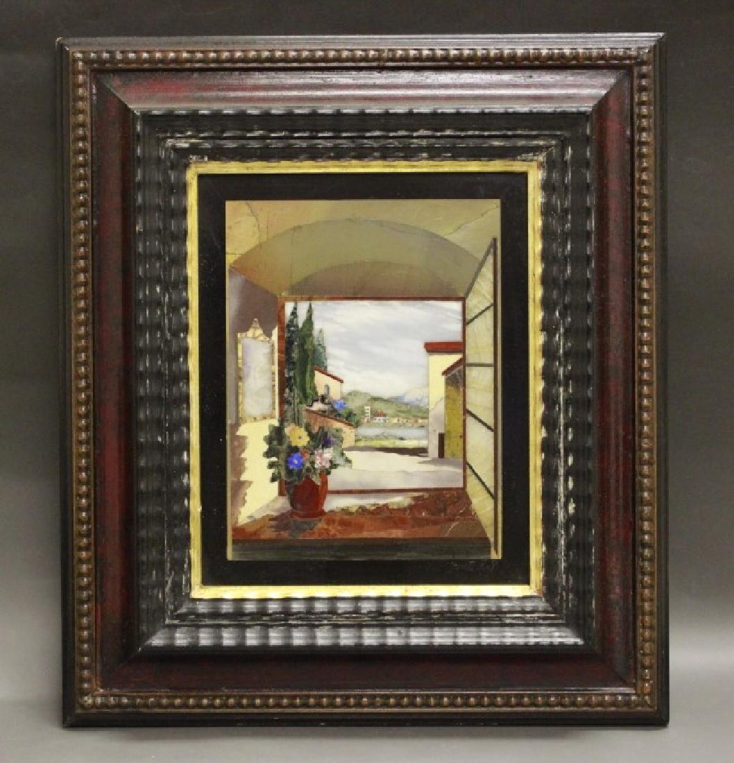 Pietra Dura Italian Plaque (1 of 8)