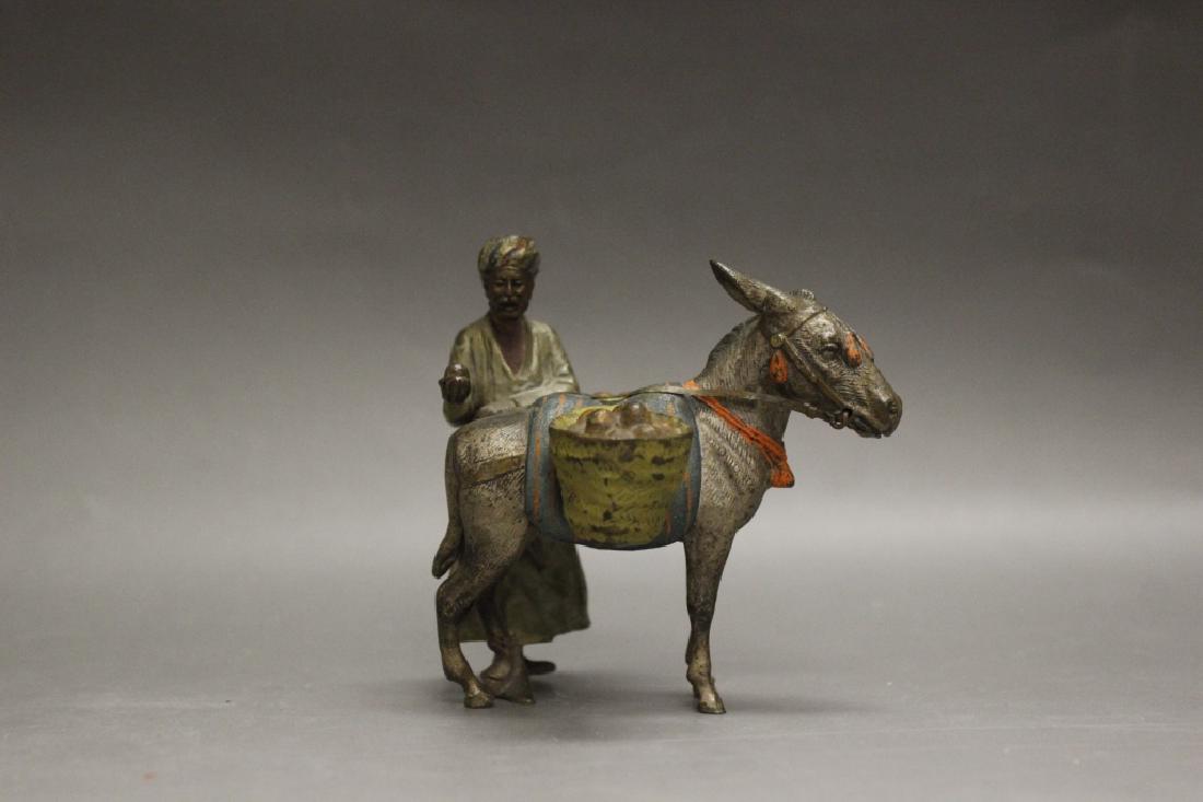 Austrian Cold Painted Bronze Arab With Animal (1 of 9)