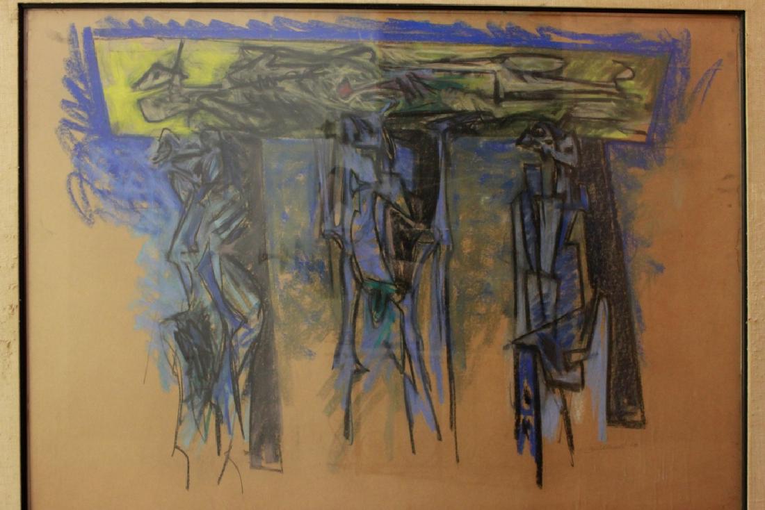 Hans Gustav Burkhardt( 1904-1994) Pastel/paper (1 of 7)