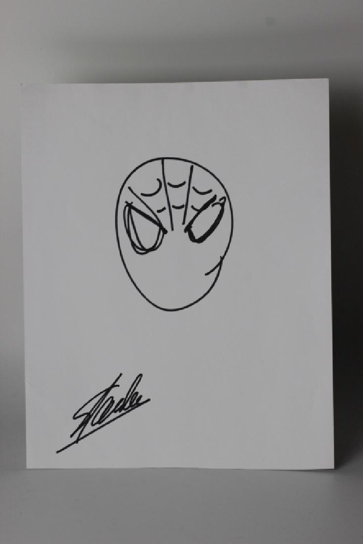 Stan Lee Spiderman Drawing,  Attribution (1 of 2)