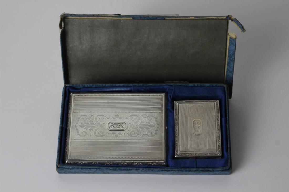 Two Sterling Silver Card Boxes (1 of 5)