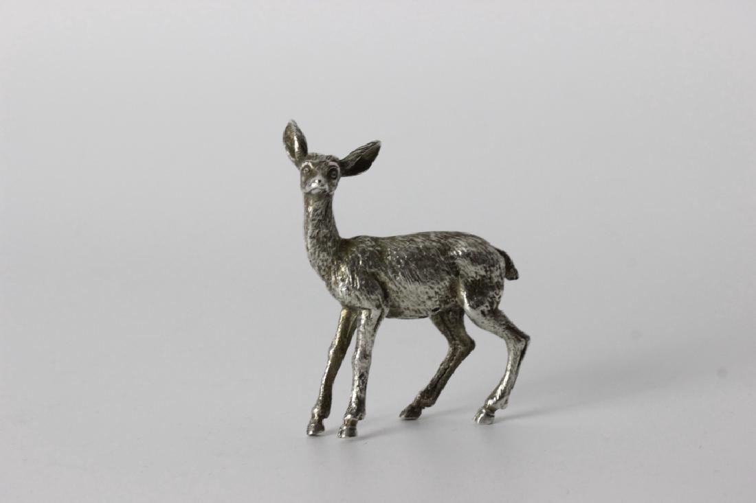 Buccellati Silver Fawn: Buccellati Silver Fawn Dimensions: 2" H X 1 1/2" L Weight 1.33ozt, 41.4g