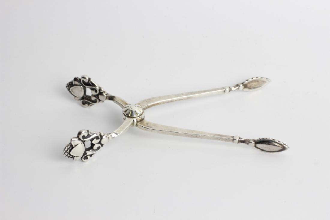 Georg Jensen Sterling Silver Ice Cube Tongs (1 of 6)