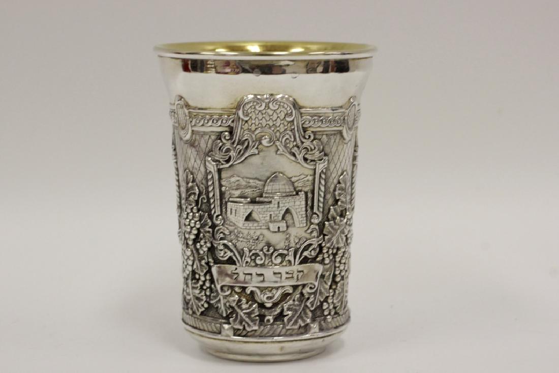 925 Silver Kiddish Cup (1 of 9)