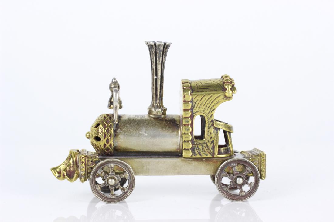 Judaica Sterling Silver Hand Made Miniature Train (1 of 6)