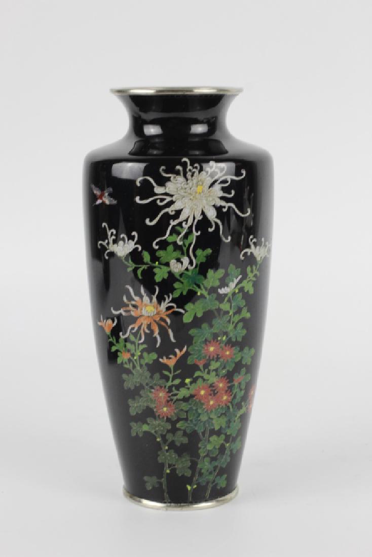 Very Fine Meiji Period Japanese Cloisonne Vase (1 of 6)