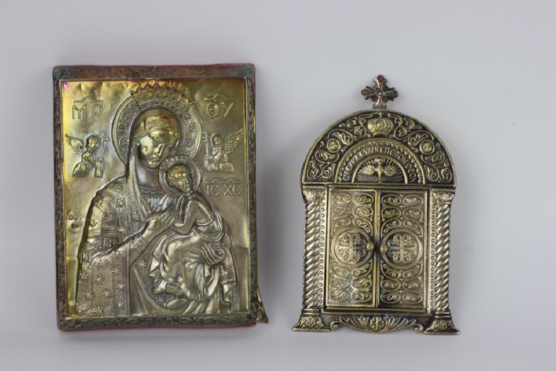 2 Silver Greek Icons (1 of 10)