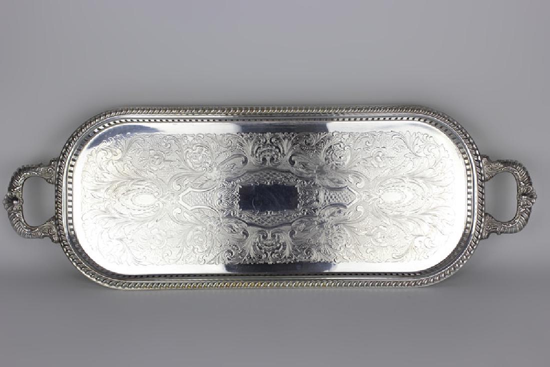Large Silver Plated Tray (1 of 13)