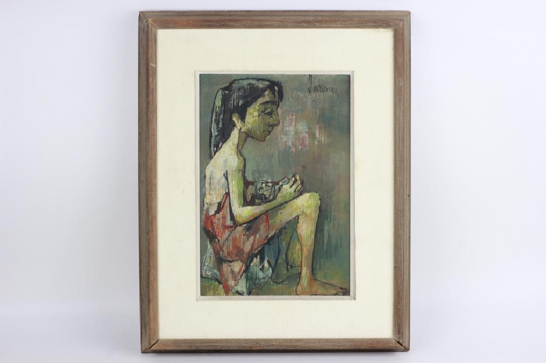 Oil on Board, Jean Jansem, French Armenian (1 of 7)