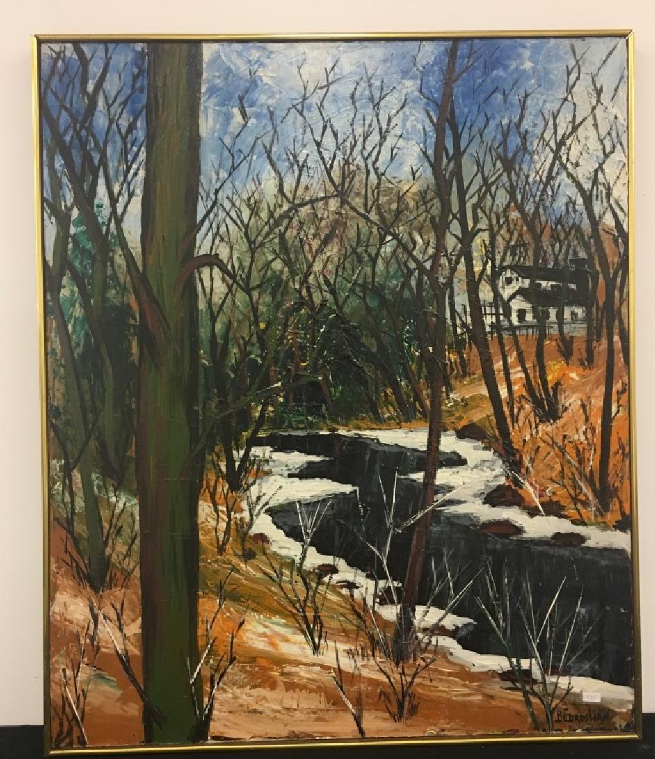 O/C Signed Bedrossian, Probably Armanian American (1 of 9)