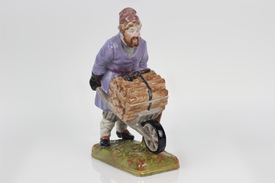 Continental or Russian Porcelain Inkwell, Signed (1 of 9)