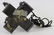 Edgar Brandt Art Deco Metal 4 Light Lamp - 5