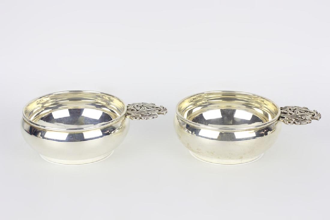 2 Buccellati Porringer Dishes: 2 Buccellati Porringer Dishes, Isabella Stewart Gardner Museum. Dimensions- H- 1 3/4" x W- 5 1/2". Total Weight- 285.7g. 8.18ozt