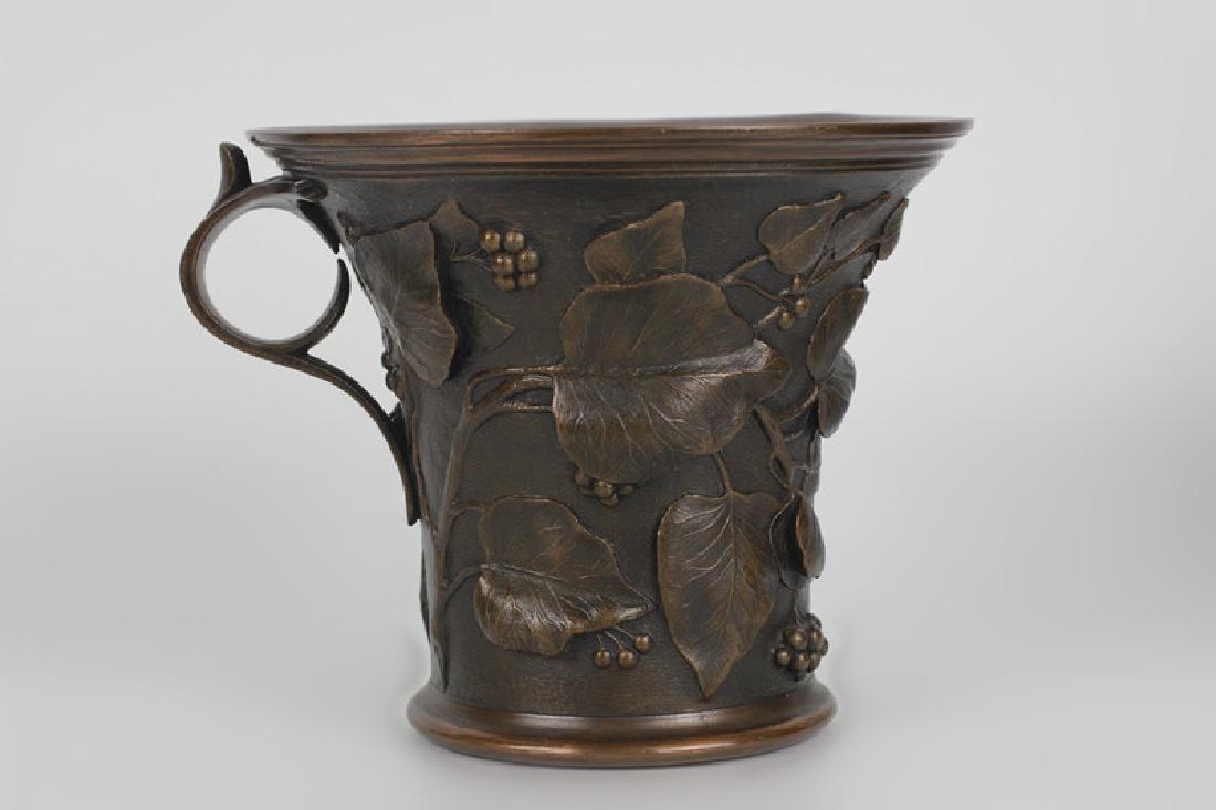 Large Bronze English Cup Signed Elkington & Co (1 of 10)