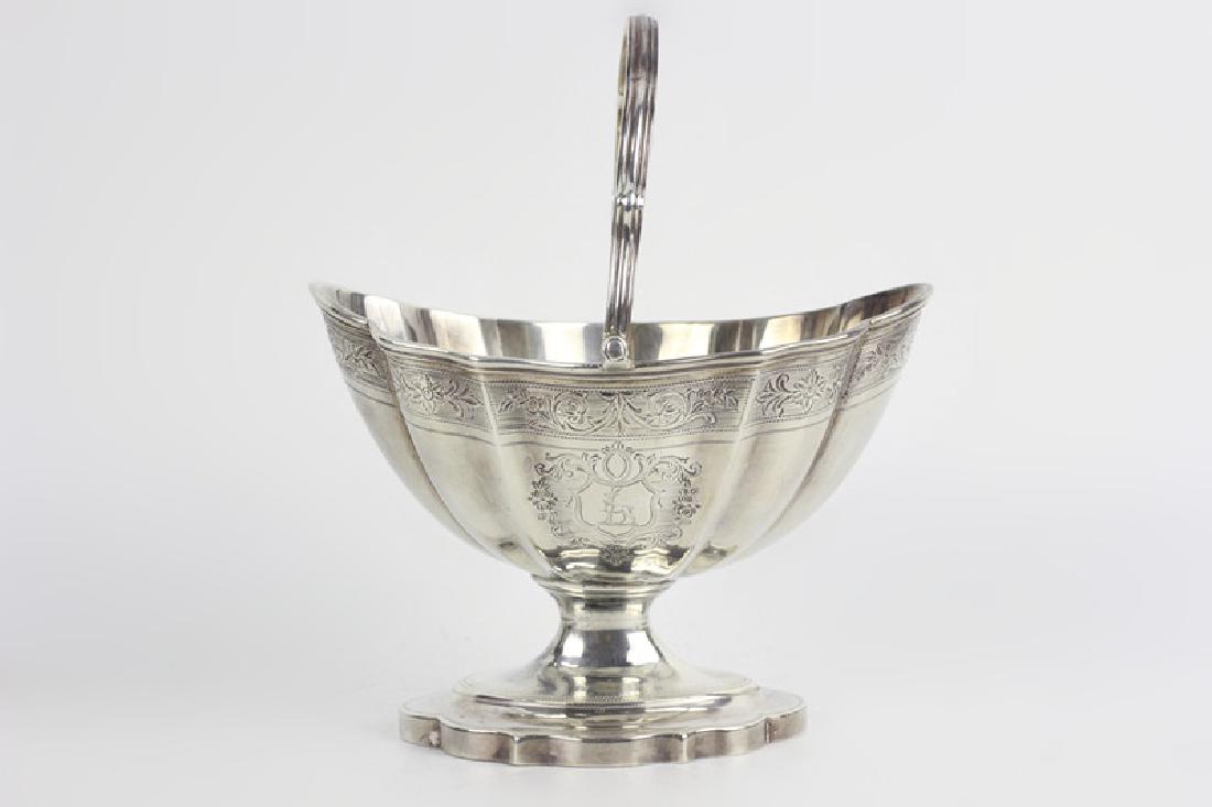 Late 18thc Early 19thc Georgian Silver Basket (1 of 8)