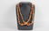 18k Gold & Amber Beaded Necklace