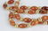 18k Gold & Amber Beaded Necklace - 6