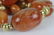 18k Gold & Amber Beaded Necklace - 7