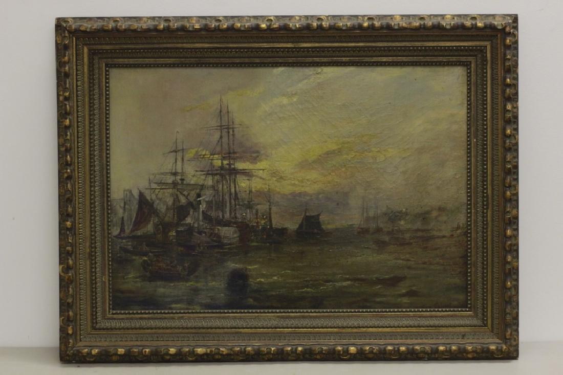 Samuel W. Calvert (1828-1913) O/C Paddle Steamer (1 of 5)