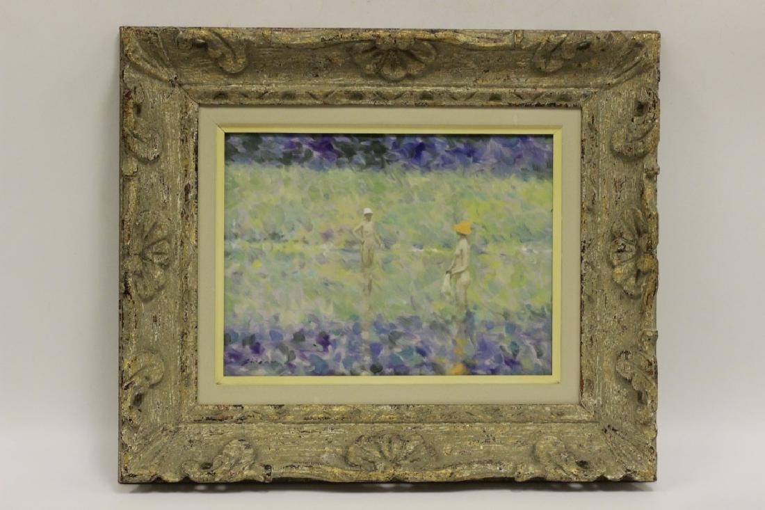 Andre Gisson (American, 1921-2003) O/C Brothers (1 of 5)