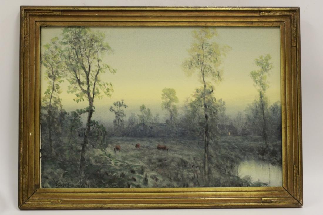 Robert Burns Wilson(Kentucky,1851-1916) Watercolor (1 of 6)