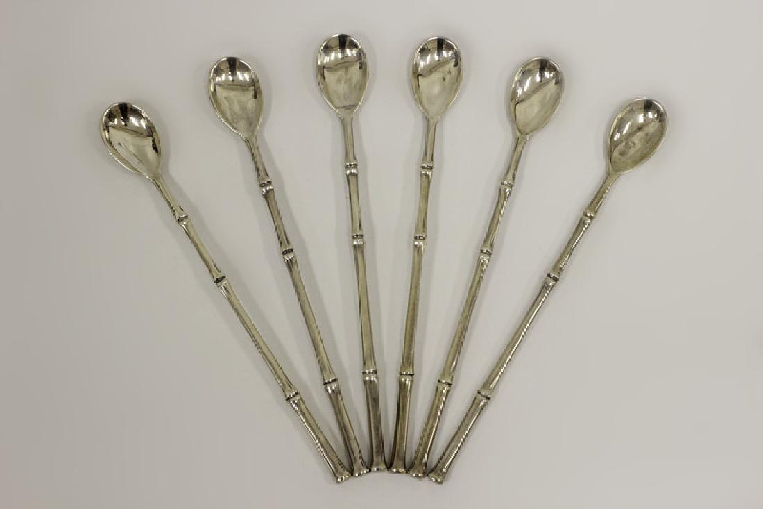 Set 6 Tiffany & Co Sterling Silver Iced Tea Spoons (1 of 4)