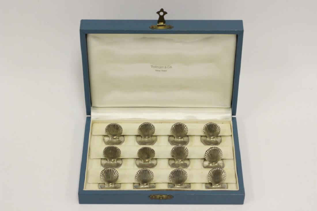 12 Tiffany & Co Sterling Silver Place Card Holders (1 of 3)