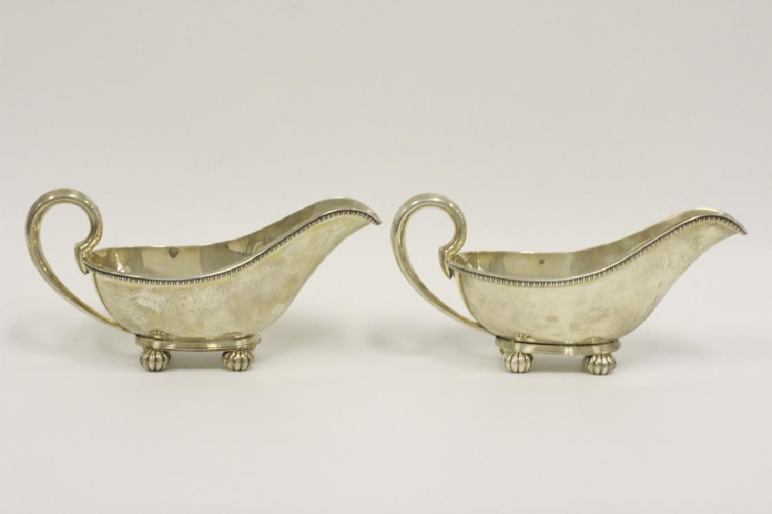 Sterling Silver Pair of Gorham Gravy Boats (1 of 6)