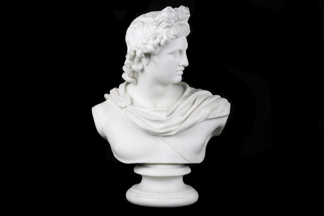 Parisian Bust of a Man Signed  C. Delpech (1 of 6)