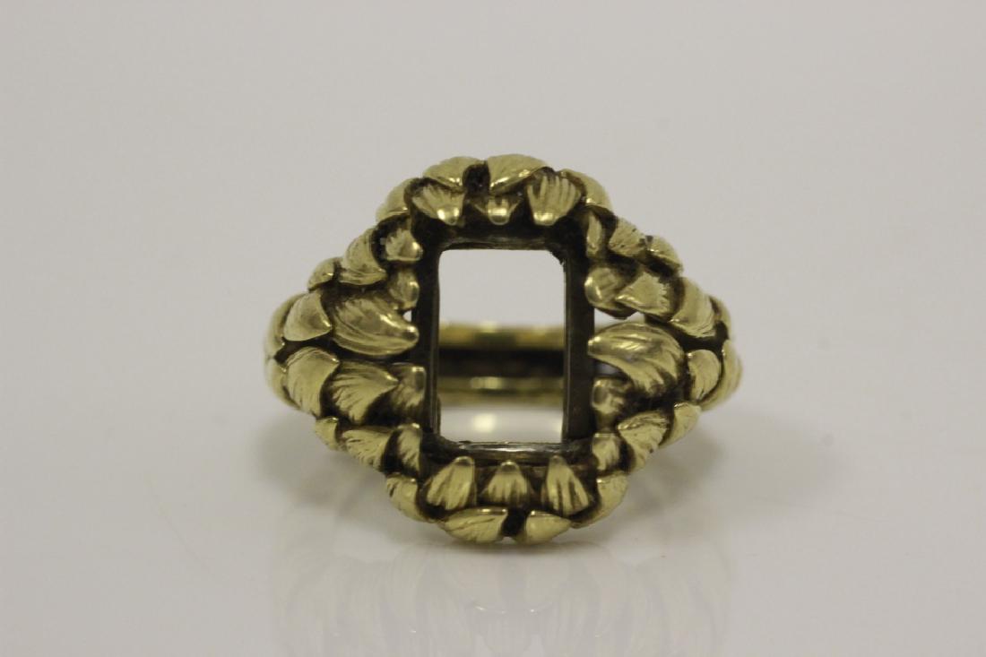 18K Gold David Webb Enhancer Ring (1 of 5)