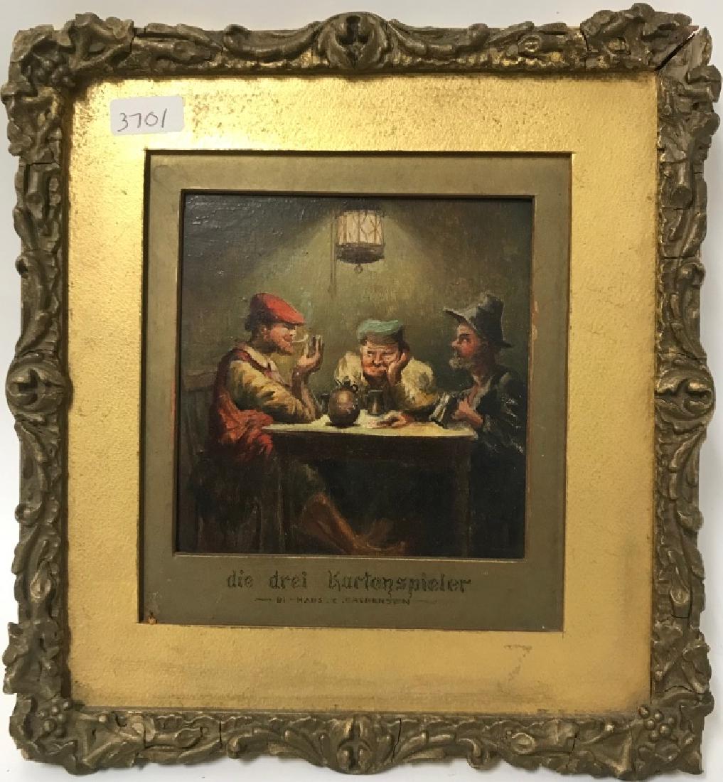 Hans C. Caspersen, Denmark (1866-1939) Oil on Wood (1 of 6)