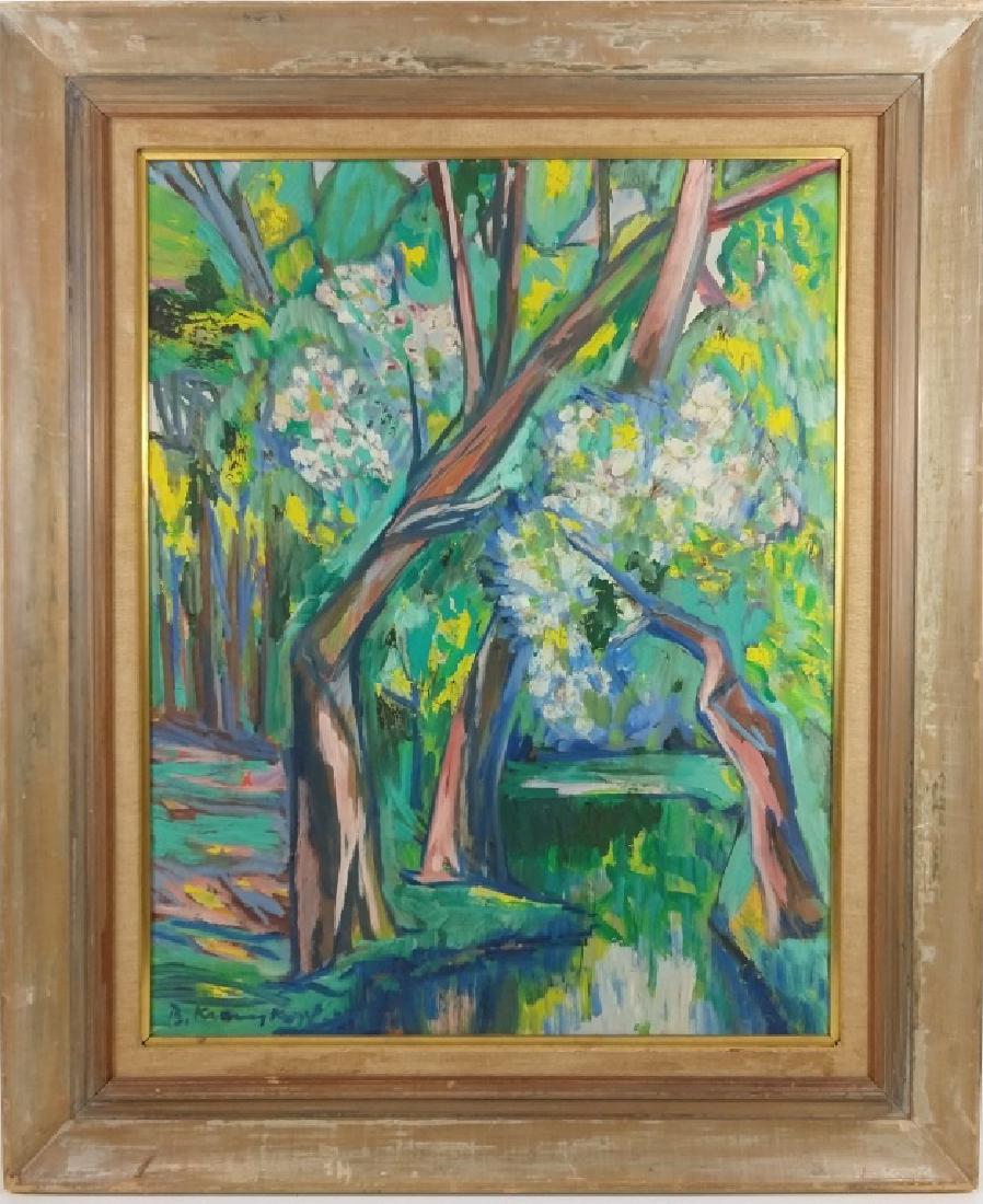 Bruni Krauskopf, German (1892-1960) Oil on Board (1 of 1)