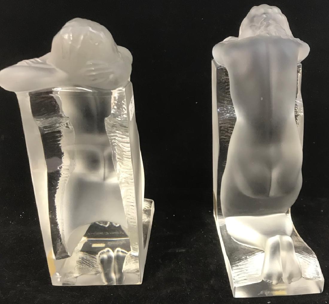 Pair of Lalique Book Ends, Signed (1 of 6)