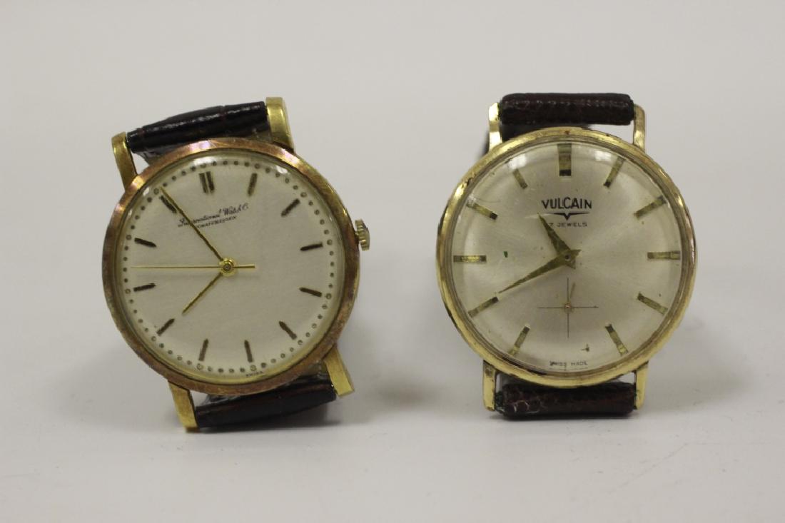 2pc Lot of Mens Watches18K & 14K Gold (1 of 5)