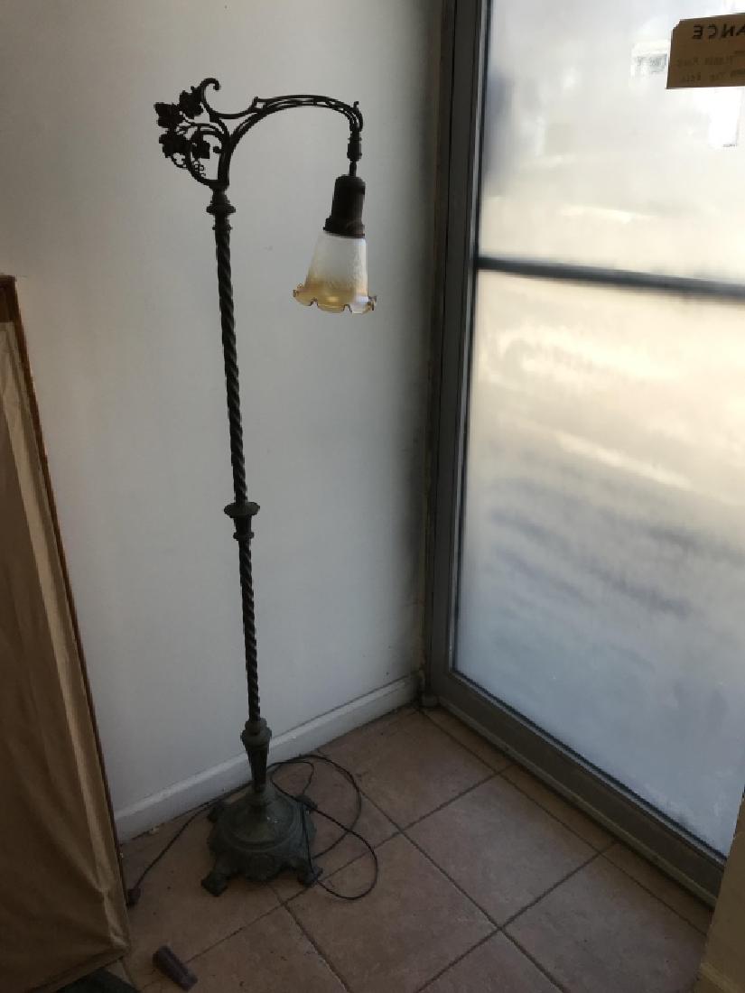 Art Deco Artistic Brass Floor Lamp (1 of 4)