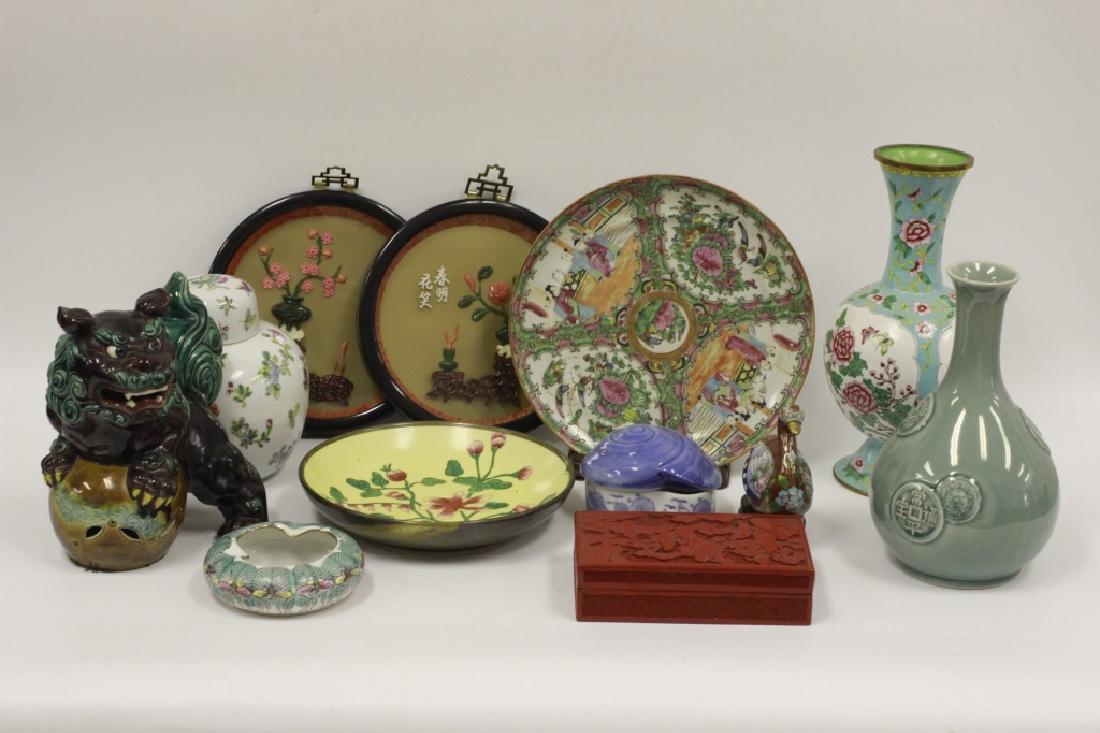 12pc Group Lot of 10 Chinese & 2 Japanese Items (1 of 6)