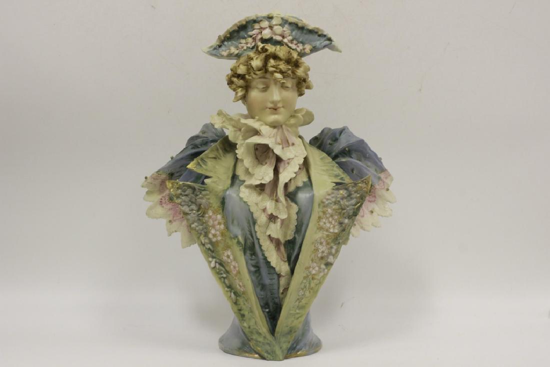 Large Teplitz Bust Signed Stellmacher (1 of 6)