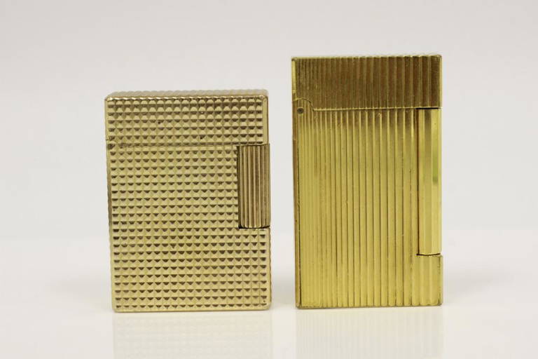 2 Vintage Dupont Lighters Made In France
