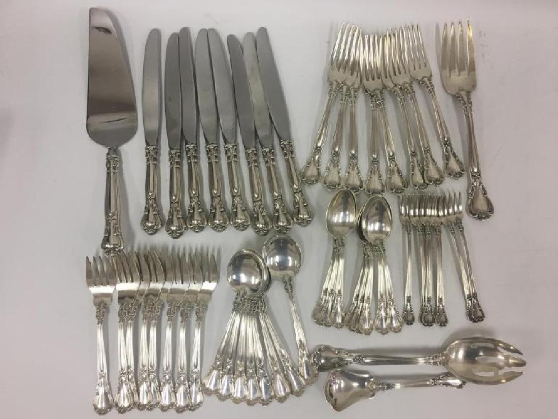 Gorham Sterling Silver Chantilly Flatware Set (1 of 4)
