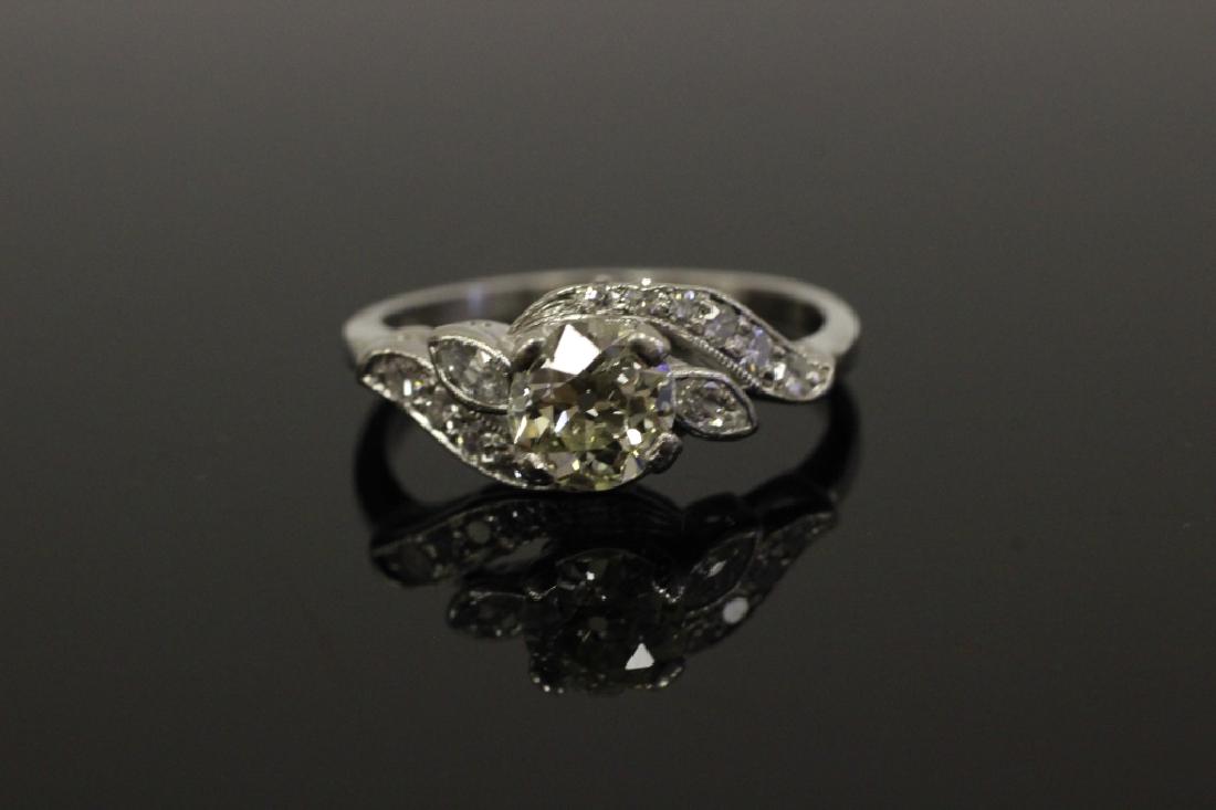 Platinum & Diamond Engagement Ring (1 of 5)