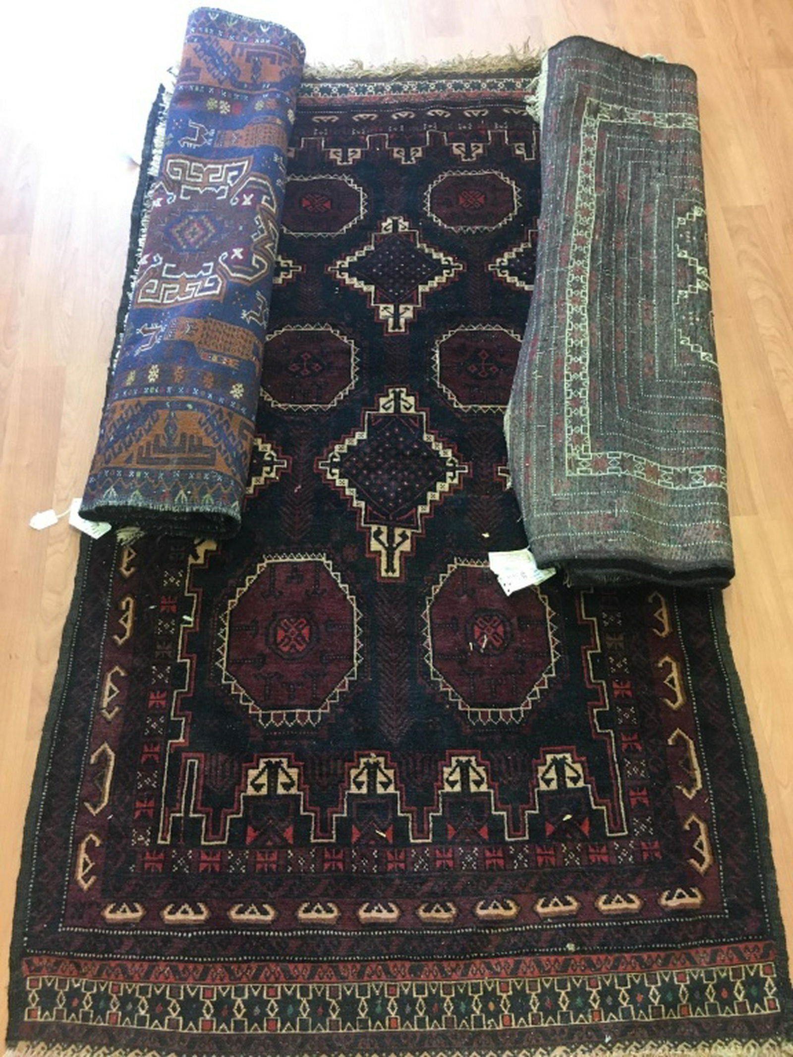 3 Baluch Rugs, Various Sizes (1 of 10)