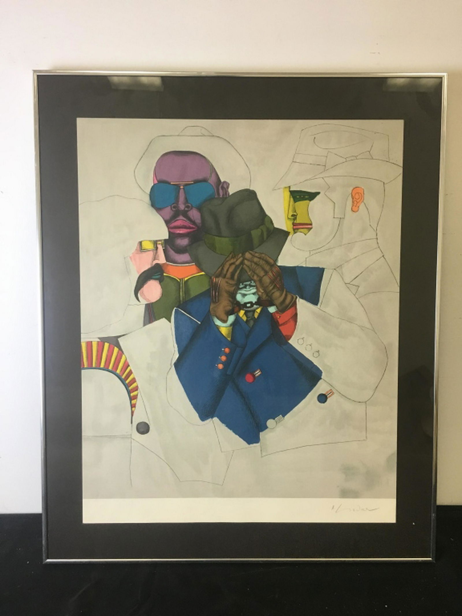 Richard Lindner German (1901-1978) Lithograph (1 of 5)