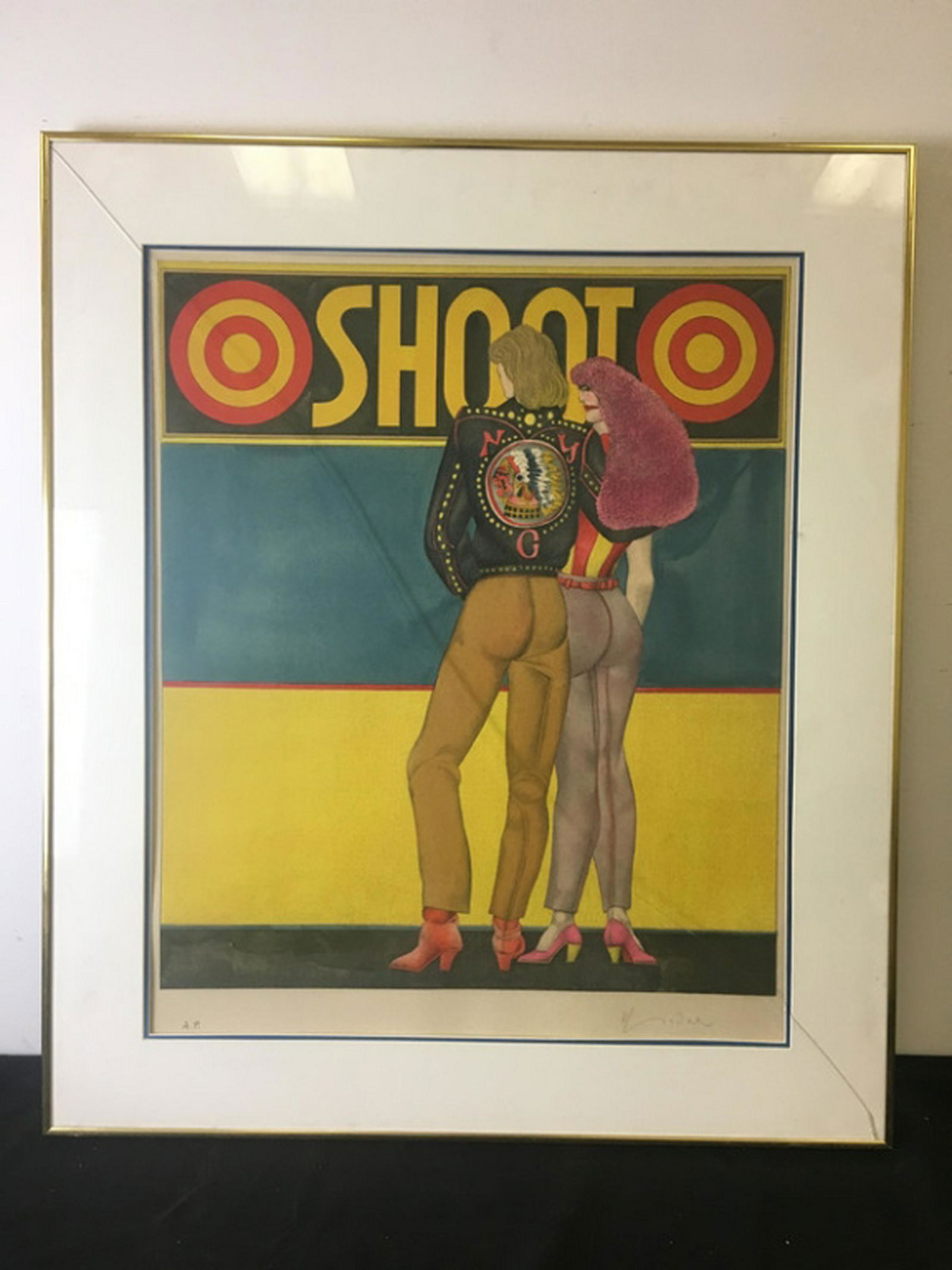 Richard Lindner German(1901-1978)Lithograph, Shoot (1 of 7)