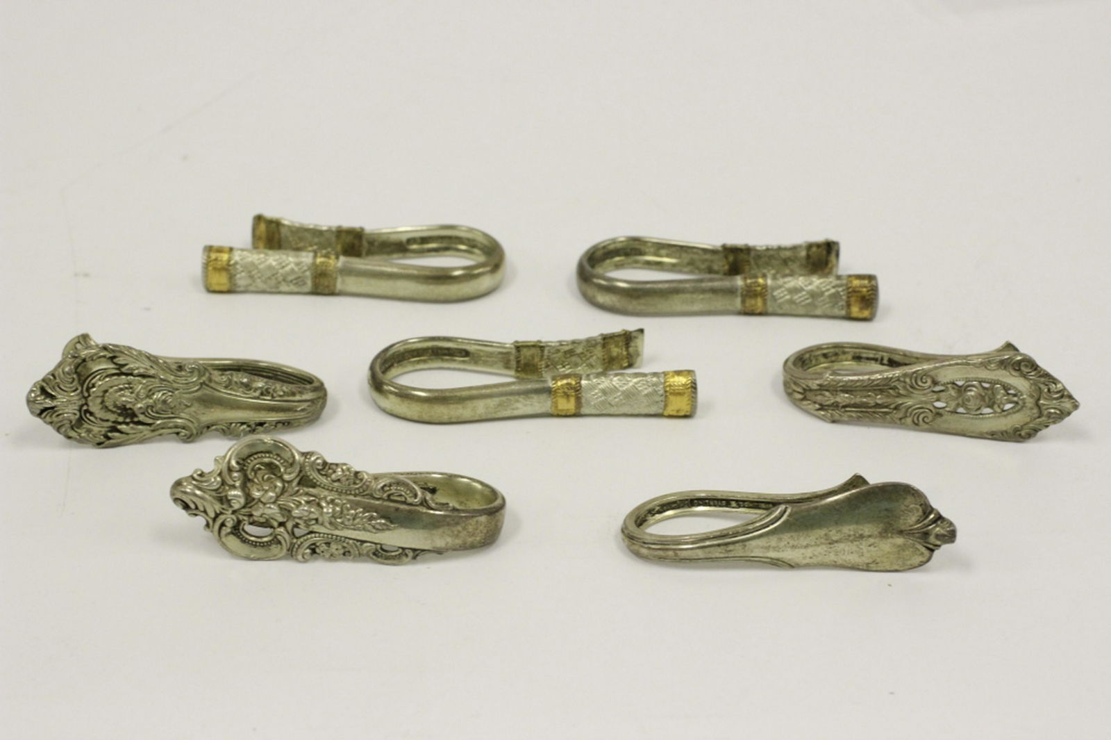 7 Wallace Sterling Silver Napkin Holders (1 of 5)